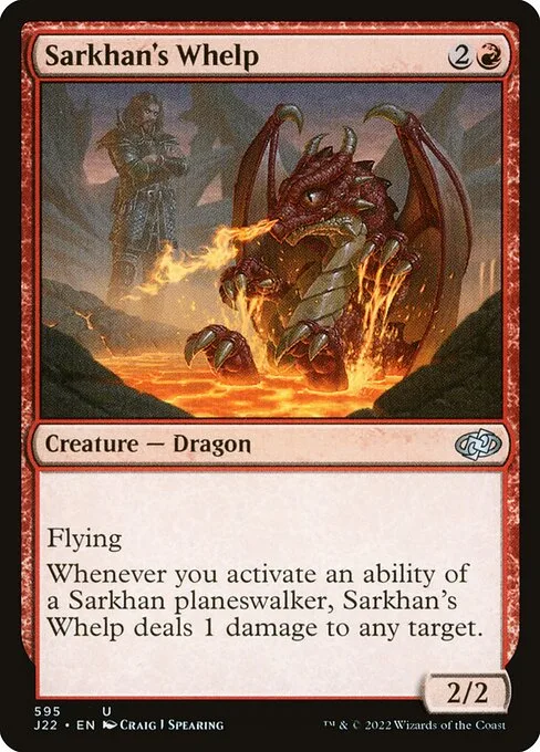 Sarkhan's Whelp · Jumpstart 2022 595/835