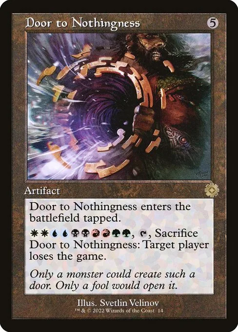 Door to Nothingness · The Brothers' War Retro Artifacts 14/189