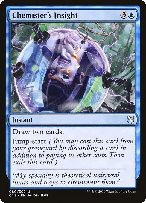 Chemister's Insight · Commander 2019 80/302