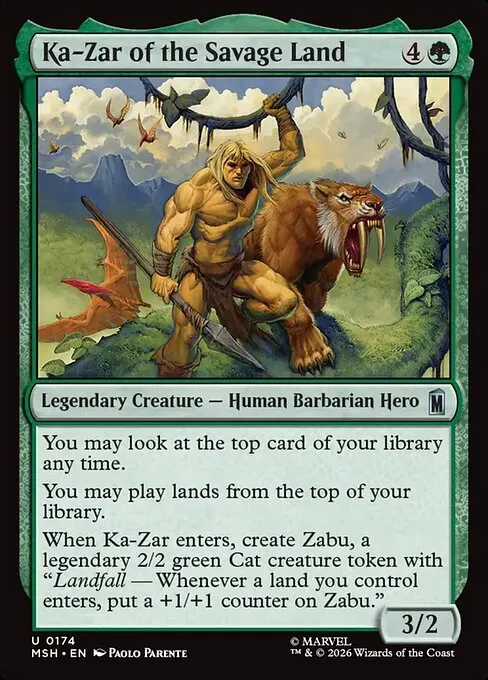 Ka-Zar of the Savage Land · Marvel Super Heroes 174/24