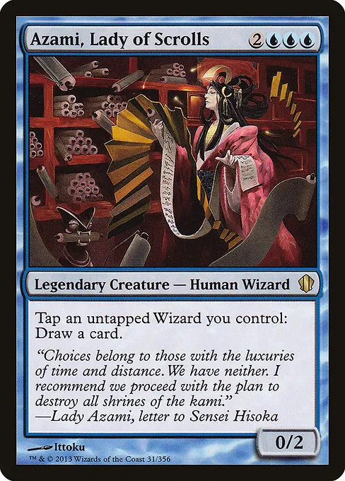 Azami, Lady of Scrolls · Commander 2013 31/356