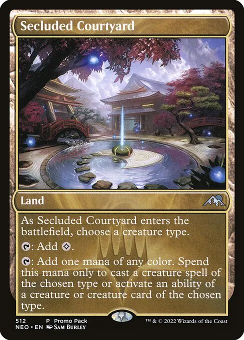 Secluded Courtyard · Kamigawa: Neon Dynasty 512/531