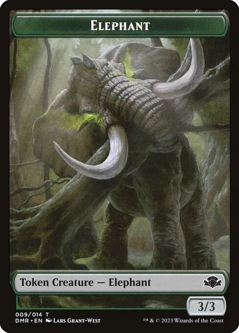 Elephant · Dominaria Remastered Tokens 9/14