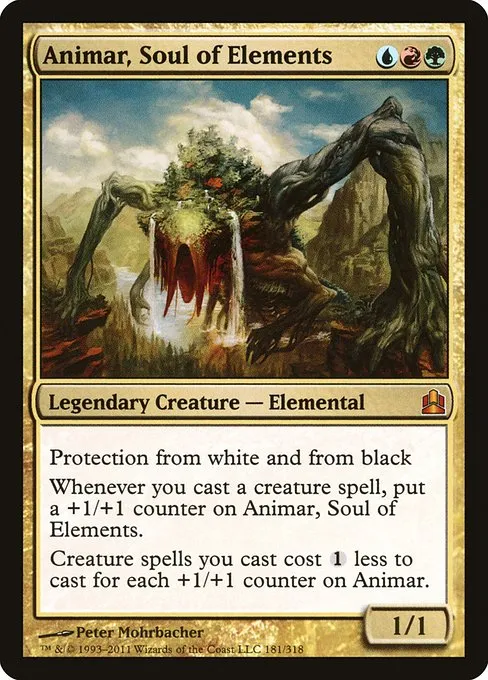 Animar, Soul of Elements · Commander 2011 181/318