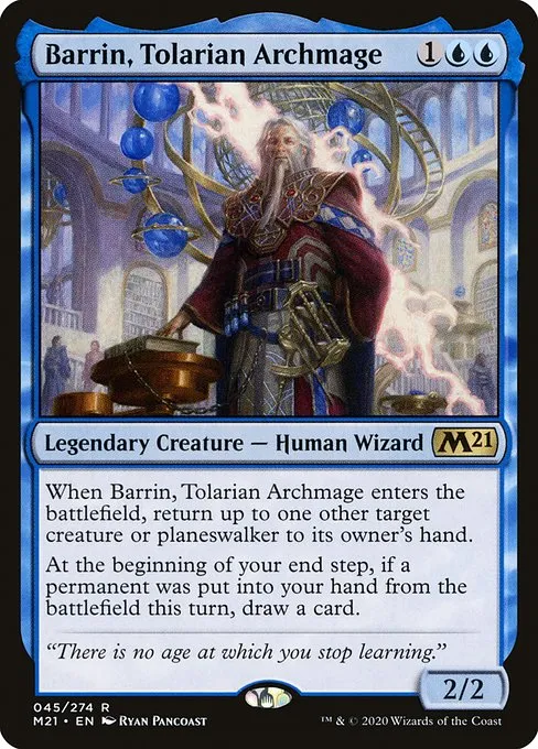 Barrin, Tolarian Archmage · Core Set 2021 45/397