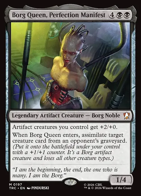 Borg Queen, Perfection Manifest · Star Trek Commander 197/1