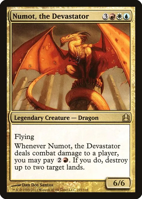 Numot, the Devastator · Commander 2011 215/318