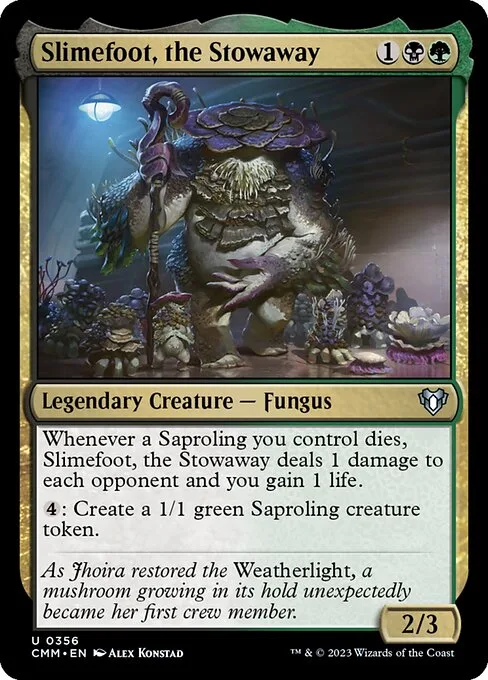 Slimefoot, the Stowaway · Commander Masters 356/1067