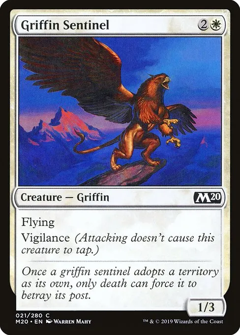 Griffin Sentinel · Core Set 2020 21/346
