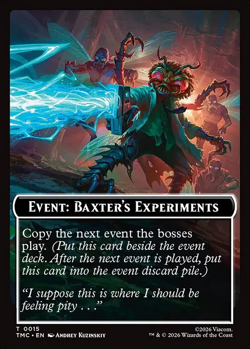 Event: Baxter's Experiments · Teenage Mutant Ninja Turtles Eternal Tokens 15/31