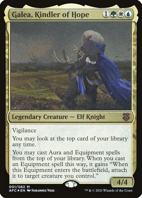 Galea, Kindler of Hope · Forgotten Realms Commander Display Commanders 1/4