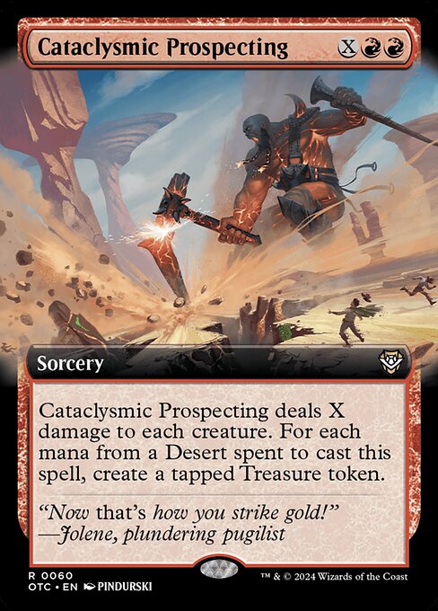 Cataclysmic Prospecting · Outlaws of Thunder Junction Commander 60/342