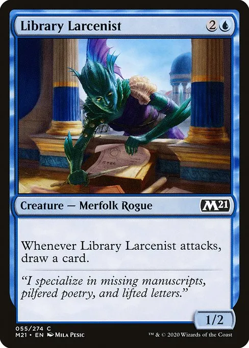 Library Larcenist · Core Set 2021 55/397