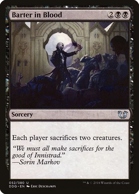 Barter in Blood · Duel Decks: Blessed vs. Cursed 52/80