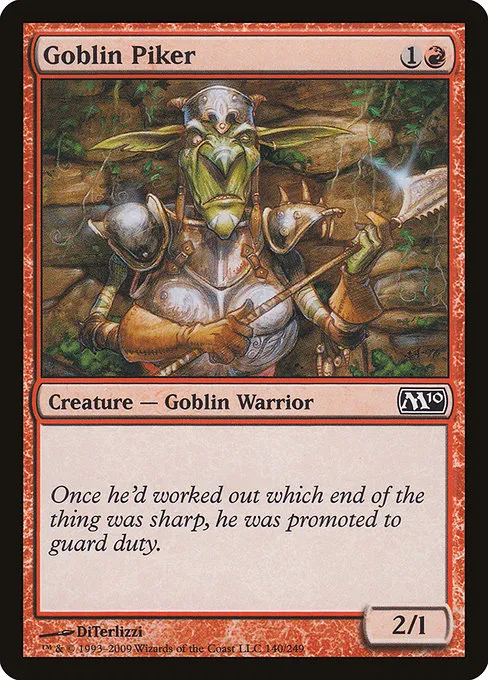 Goblin Piker · Magic 2010 140/249