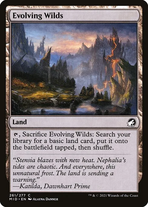 Evolving Wilds · Innistrad: Midnight Hunt 261/399