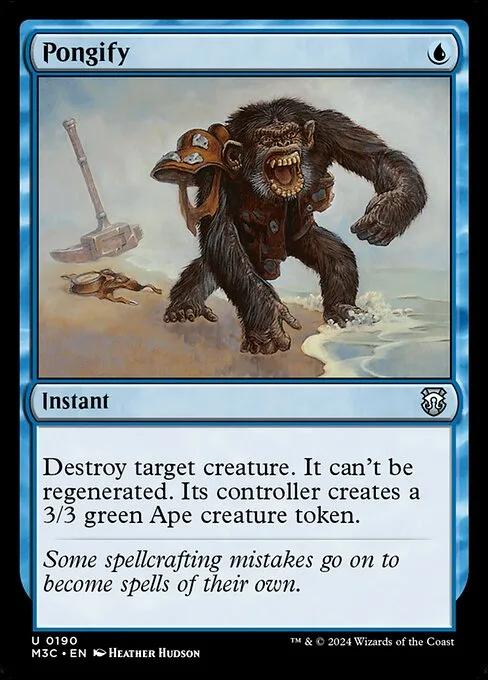 Pongify · Modern Horizons 3 Commander 190/398