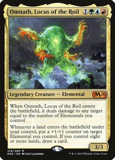 Omnath, Locus of the Roil · Core Set 2020 216/346