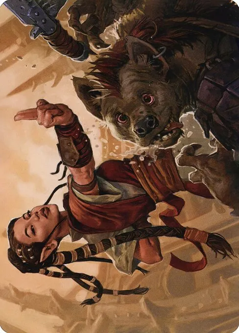 Half-Elf Monk // Half-Elf Monk · Adventures in the Forgotten Realms Art Series 28/81
