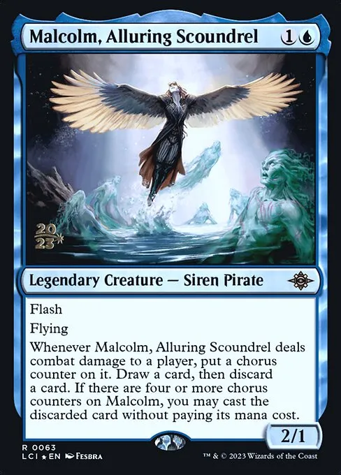 Malcolm, Alluring Scoundrel · The Lost Caverns of Ixalan Promos 63s/136