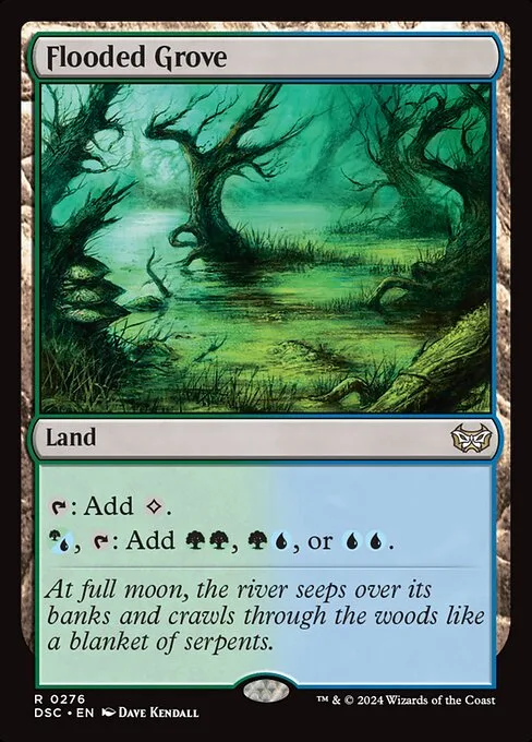 Flooded Grove · Duskmourn: House of Horror Commander 276/373