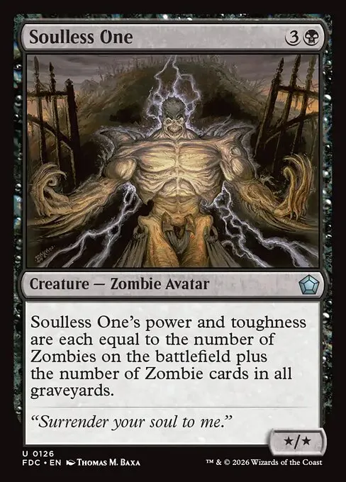 Soulless One · Foundations Commander 126/3