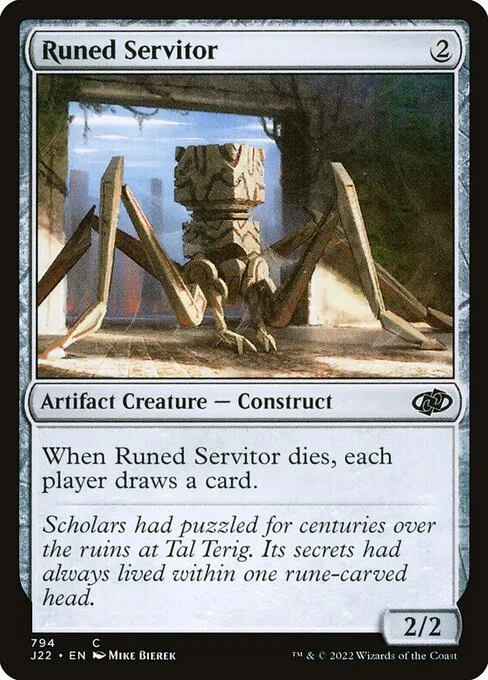 Runed Servitor · Jumpstart 2022 794/835