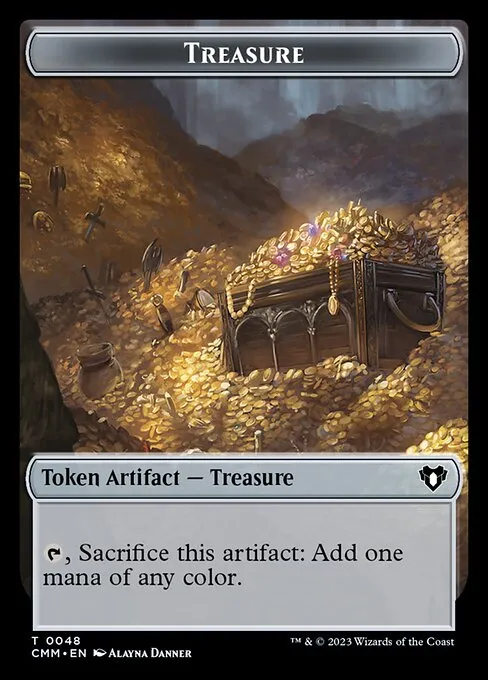 Treasure · Commander Masters Tokens 48/81