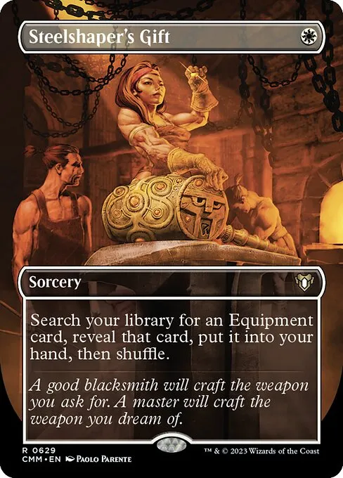 Steelshaper's Gift · Commander Masters 629/1067