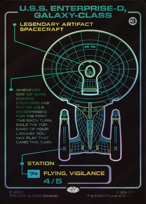 U.S.S. Enterprise-D, Galaxy-Class · Star Trek 557