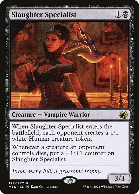 Slaughter Specialist · Innistrad: Midnight Hunt 122/399