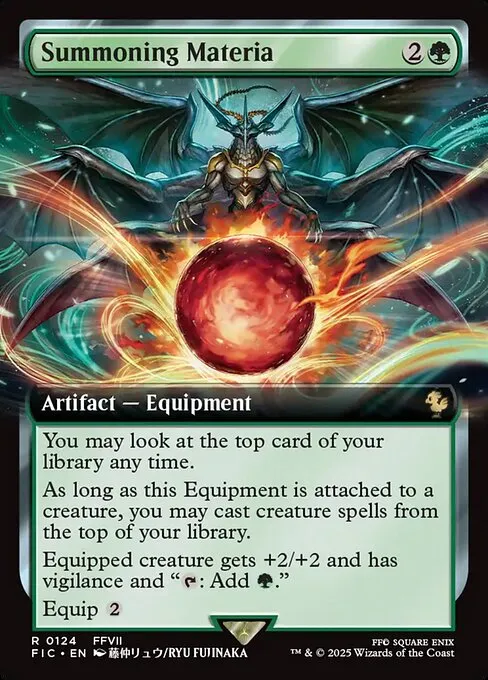 Summoning Materia · Final Fantasy Commander 124/486