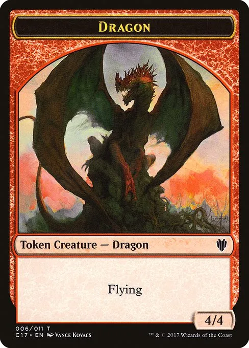 Dragon · Commander 2017 Tokens 6/11