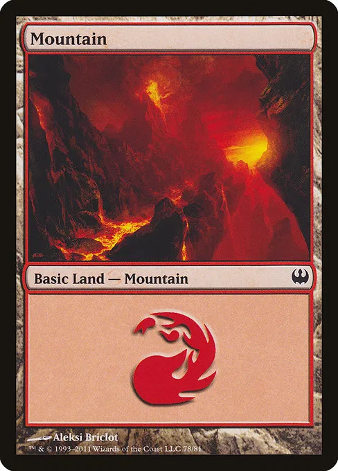 Mountain · Duel Decks: Knights vs. Dragons 78/81