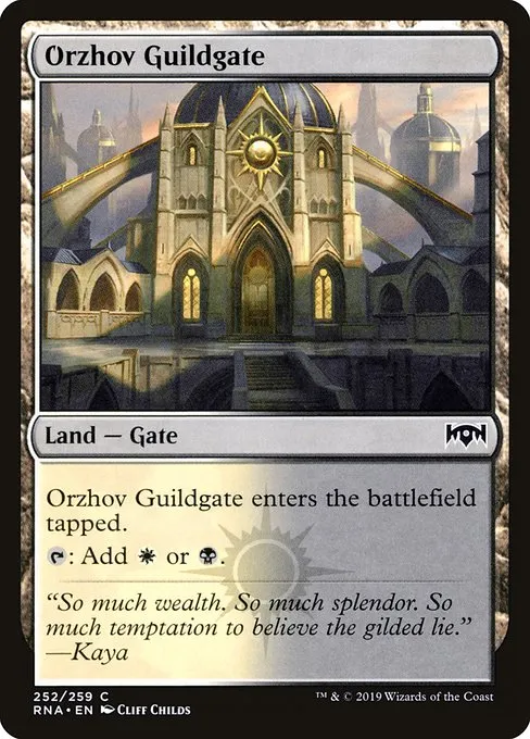 Orzhov Guildgate · Ravnica Allegiance 252/273