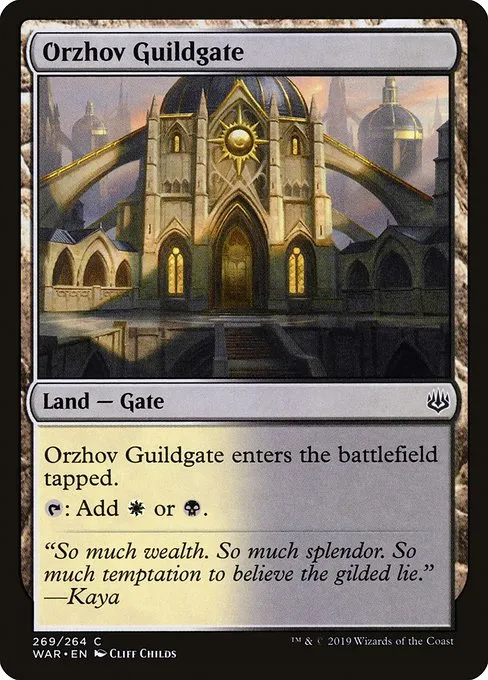 Orzhov Guildgate · War of the Spark 269/312