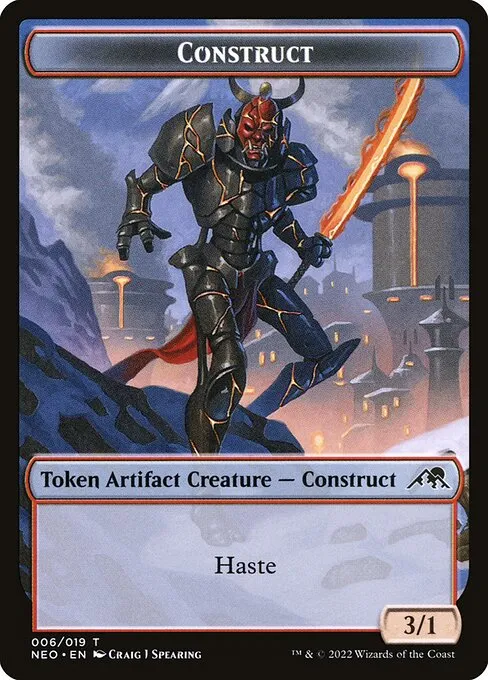 Construct · Kamigawa: Neon Dynasty Tokens 6/19
