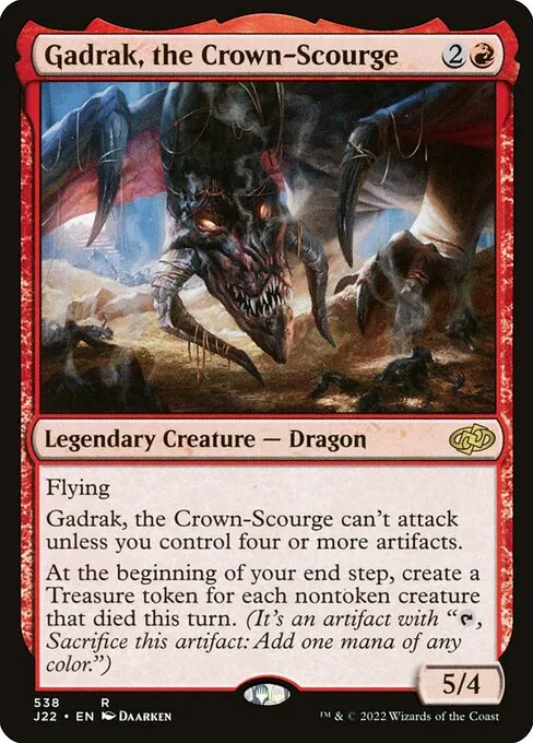 Gadrak, the Crown-Scourge · Jumpstart 2022 538/835