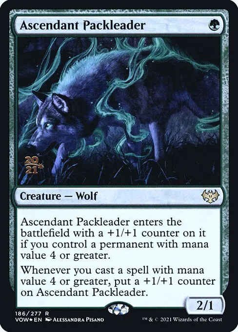 Ascendant Packleader · Innistrad: Crimson Vow Promos 186s/121