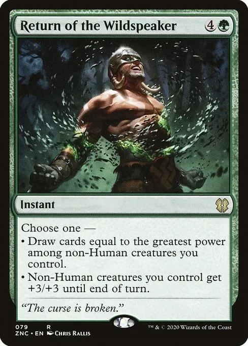 Return of the Wildspeaker · Zendikar Rising Commander 79/142