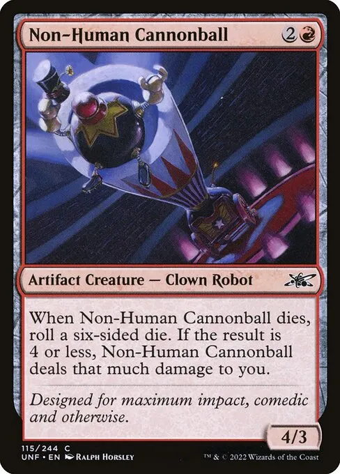 Non-Human Cannonball · Unfinity 115/639