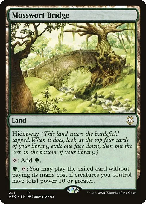 Mosswort Bridge · Forgotten Realms Commander 251/331