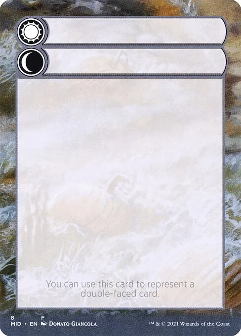 Double-Faced Substitute Card · Innistrad: Midnight Hunt Substitute Cards 8/9