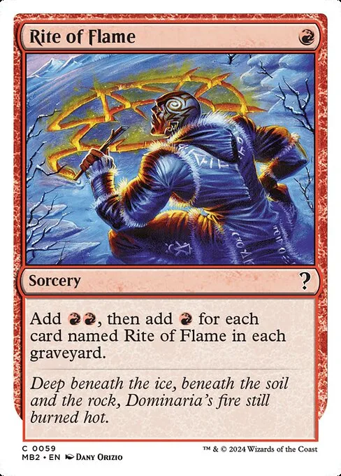 Rite of Flame · Mystery Booster 2 59/385
