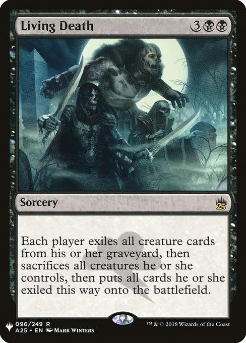 Living Death · The List A25-96/5050