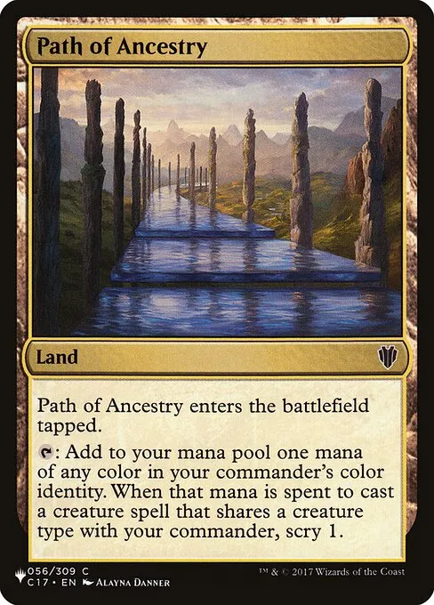 Path of Ancestry · The List C17-56/5050