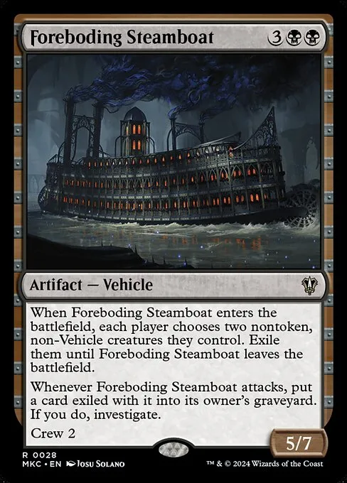 Foreboding Steamboat · Murders at Karlov Manor Commander 28/358
