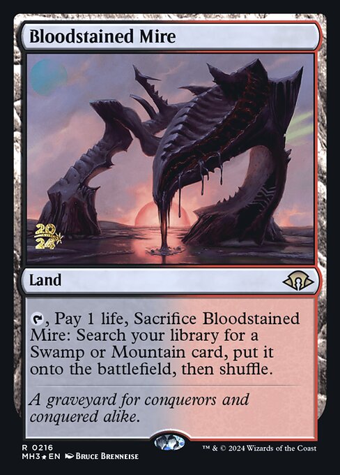 Bloodstained Mire · Modern Horizons 3 Promos 216s/92