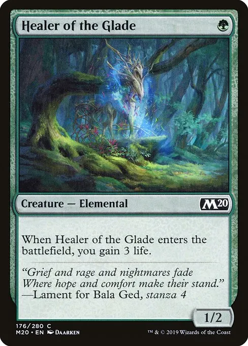 Healer of the Glade · Core Set 2020 176/346