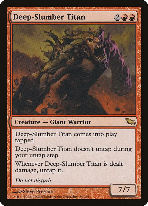Deep-Slumber Titan · Shadowmoor 89/302